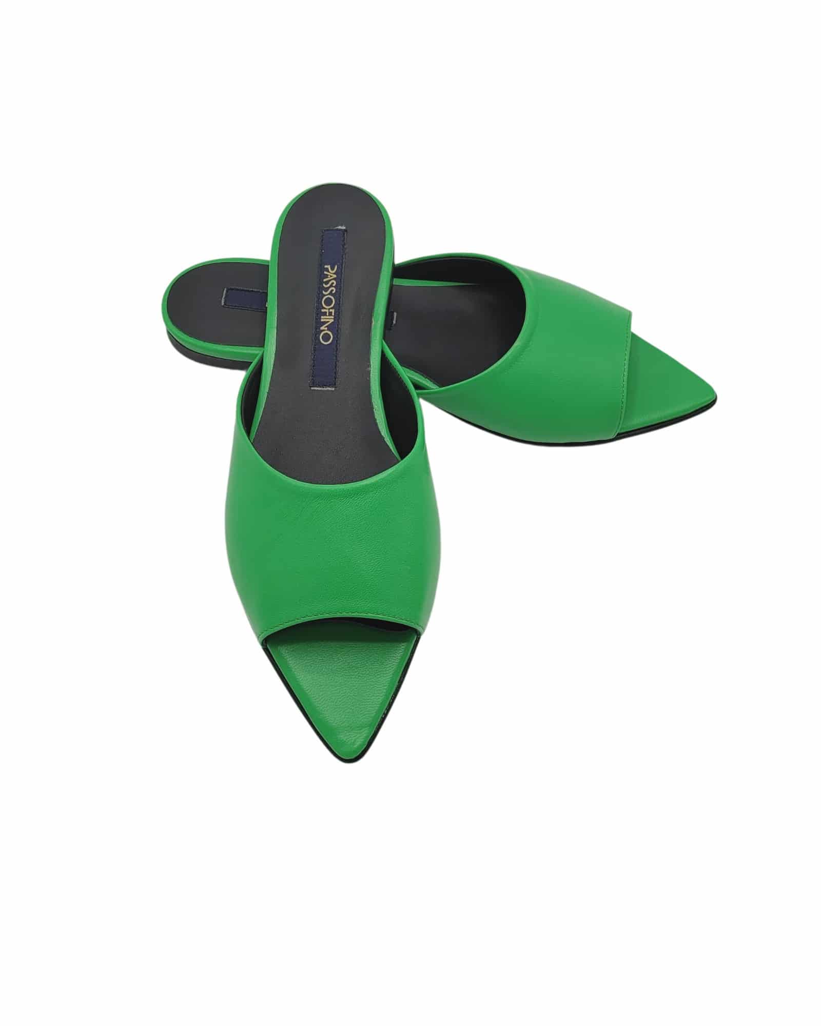 Papuci varf ascutit Eris Green