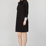 Rochie neagra cu funda
