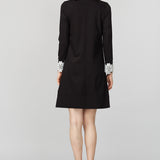 Rochie neagra cu funda