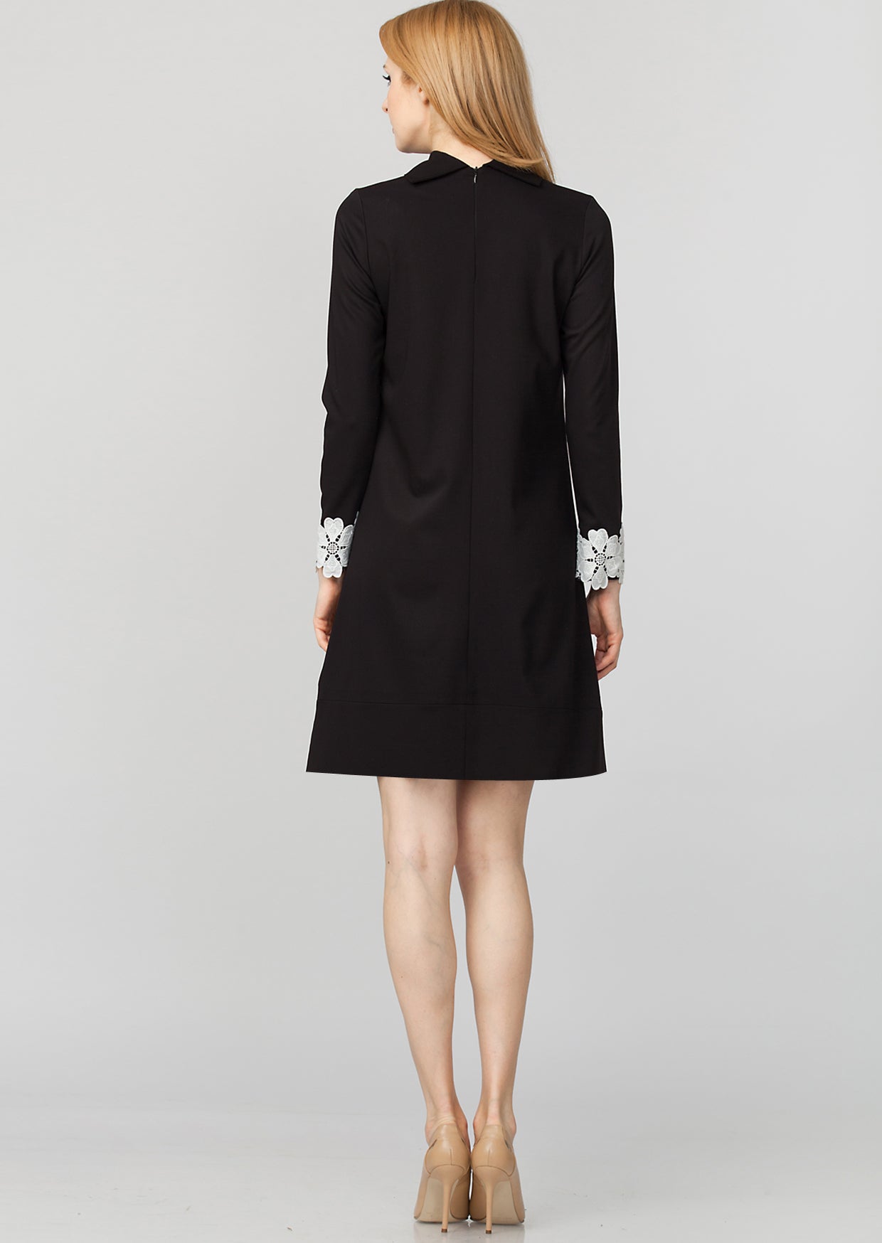 Rochie neagra cu funda