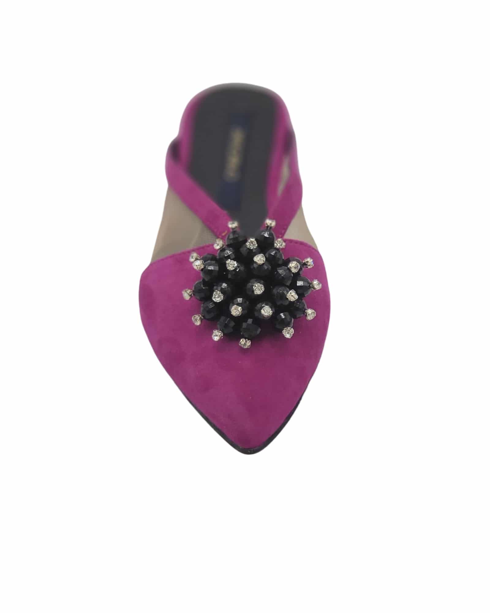 Saboti dama cu plasa Elisa Fuchsia