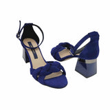 Sandale bareta impletita si staif Angela Blue