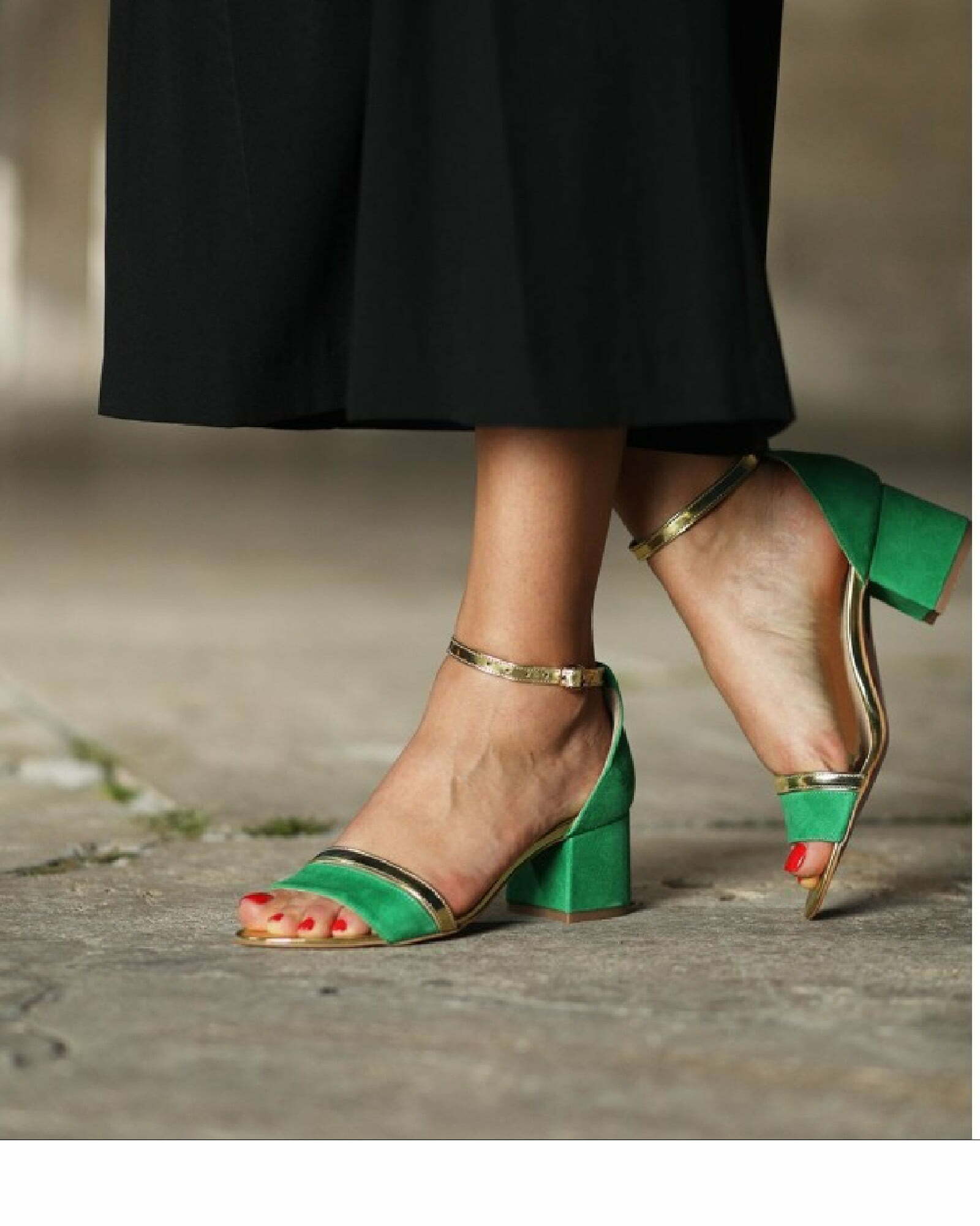 Sandale casual PF685-20 verde