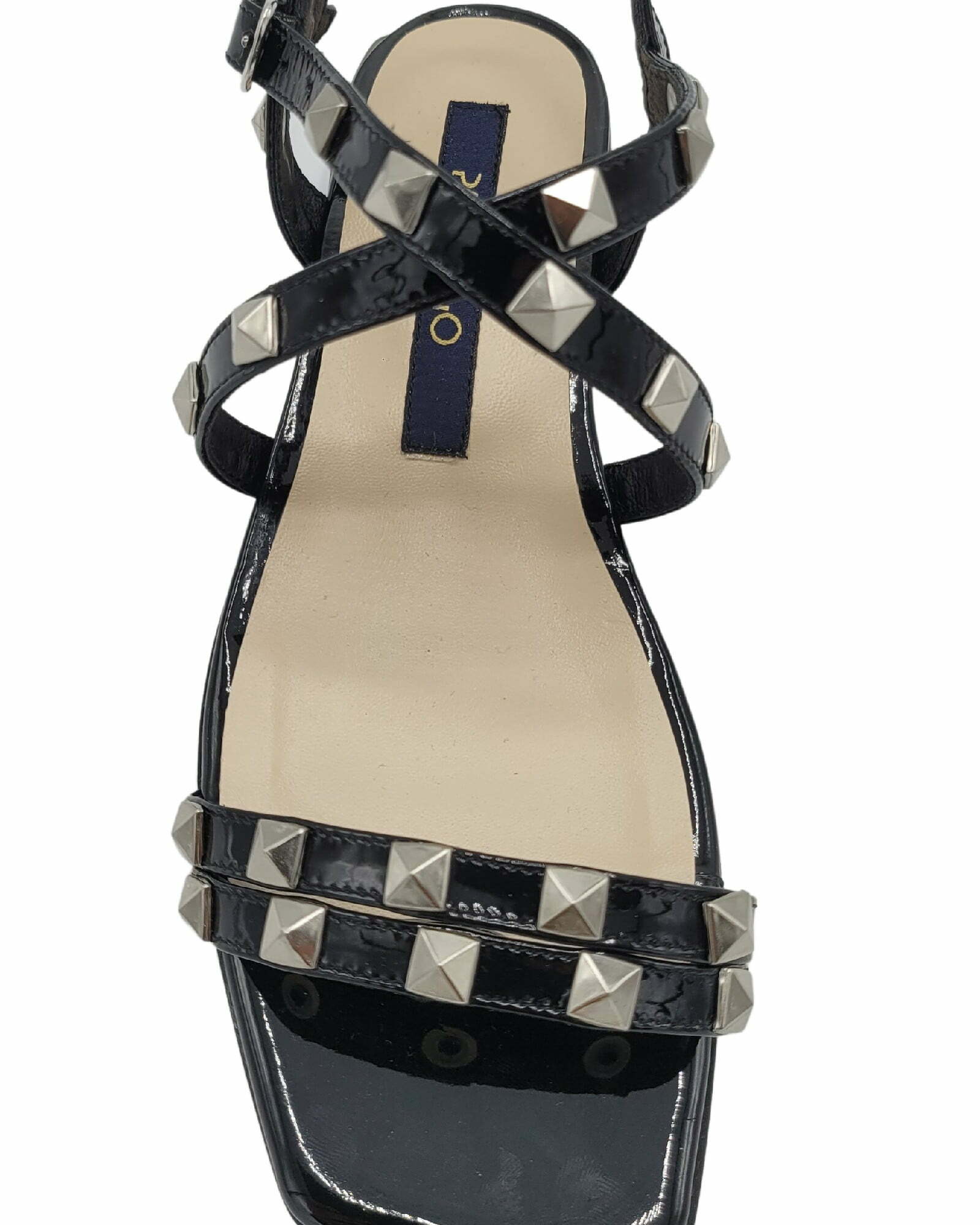 Sandale cu accesorii aplicate PF098-2 negru