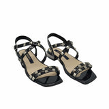 Sandale cu accesorii aplicate PF098-2 negru