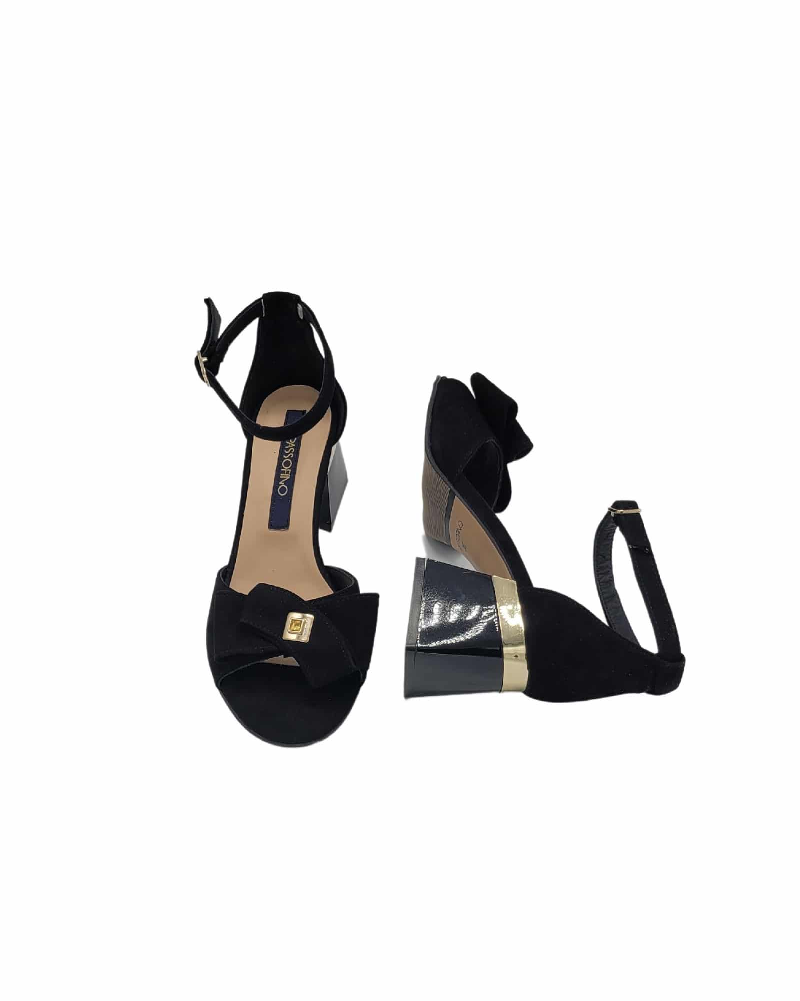 Sandale cu accesoriu Elle Black