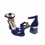Sandale cu accesoriu Elle Blue