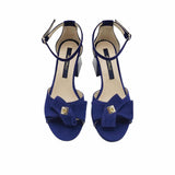 Sandale cu accesoriu Elle Blue