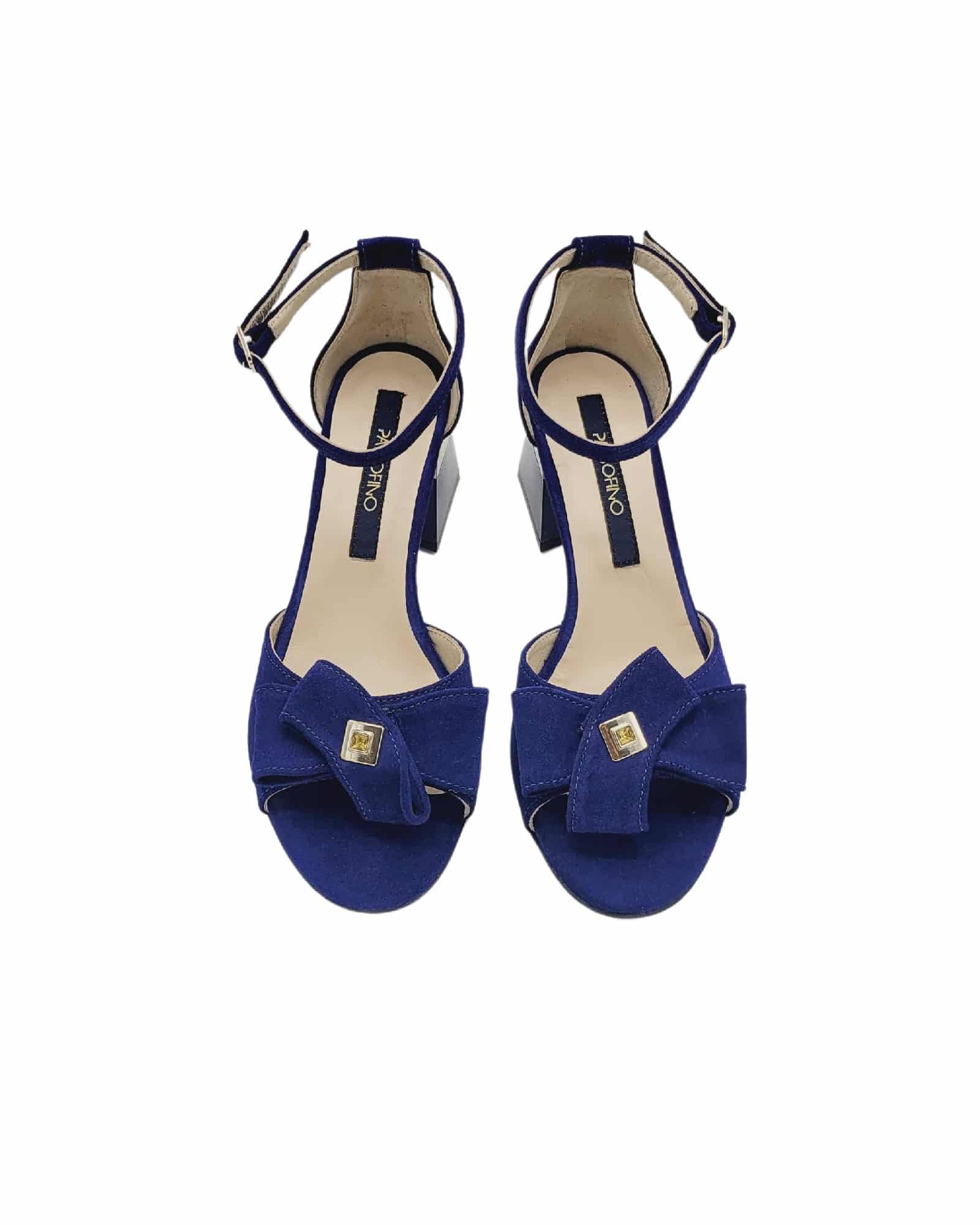 Sandale cu accesoriu Elle Blue