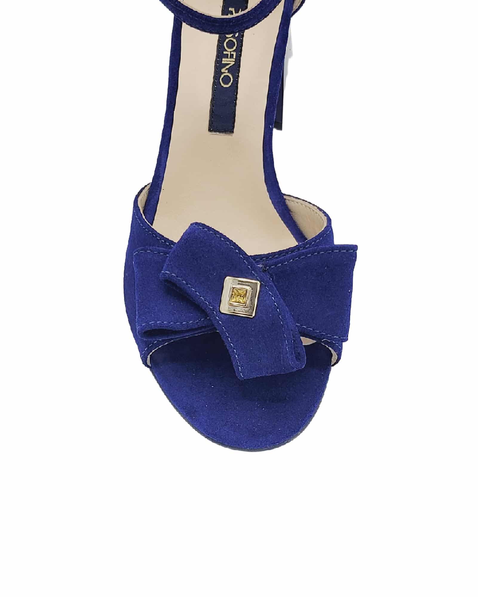 Sandale cu accesoriu Elle Blue