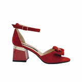 Sandale cu accesoriu Elle Red