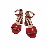 Sandale cu accesoriu Elle Red