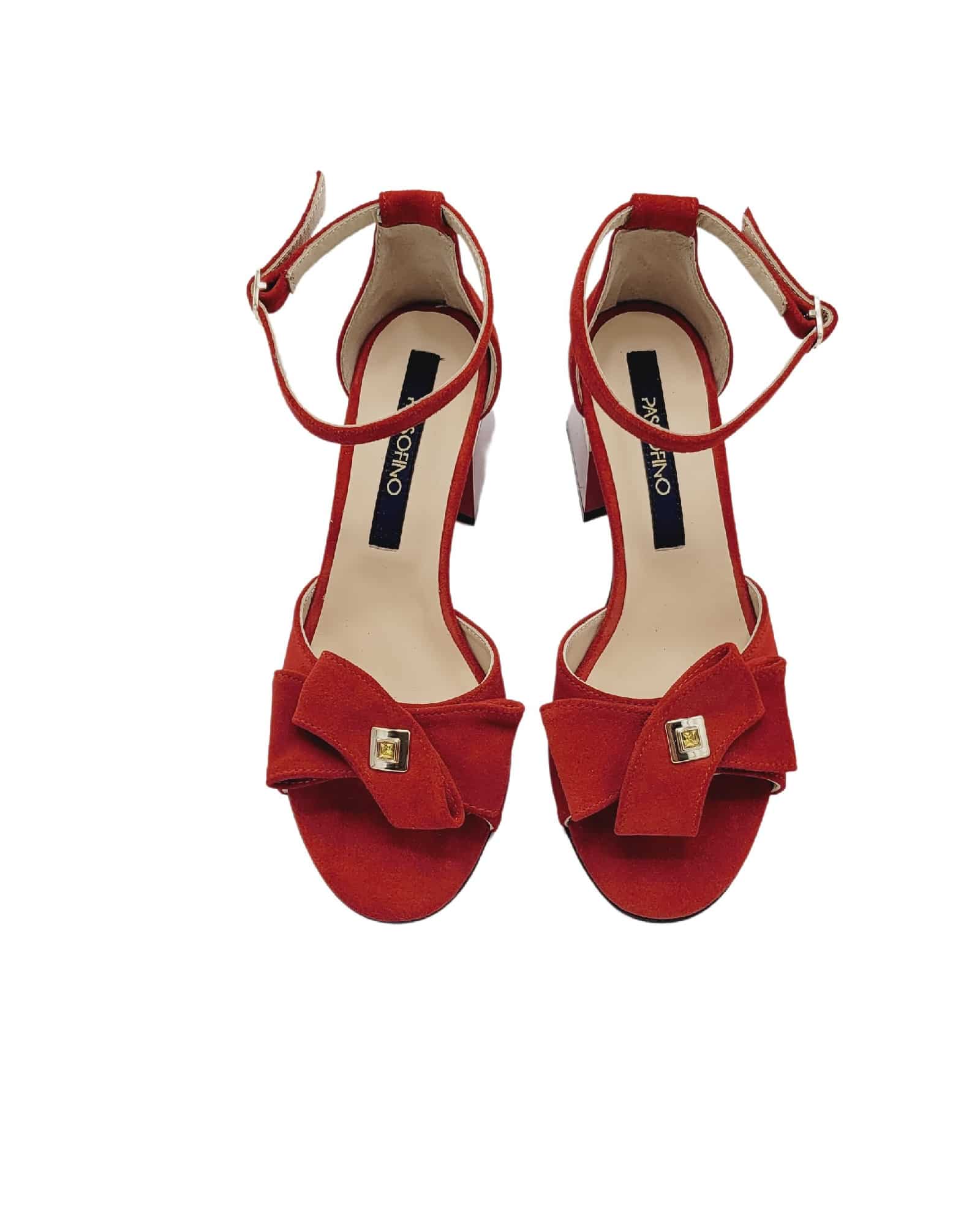 Sandale cu accesoriu Elle Red