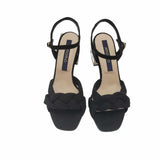 Sandale cu bareta impletita Asteria Black