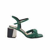 Sandale cu bareta impletita Asteria Green