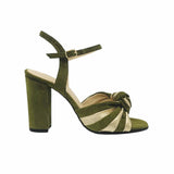 Sandale cu barete impletite PF937-17 olive