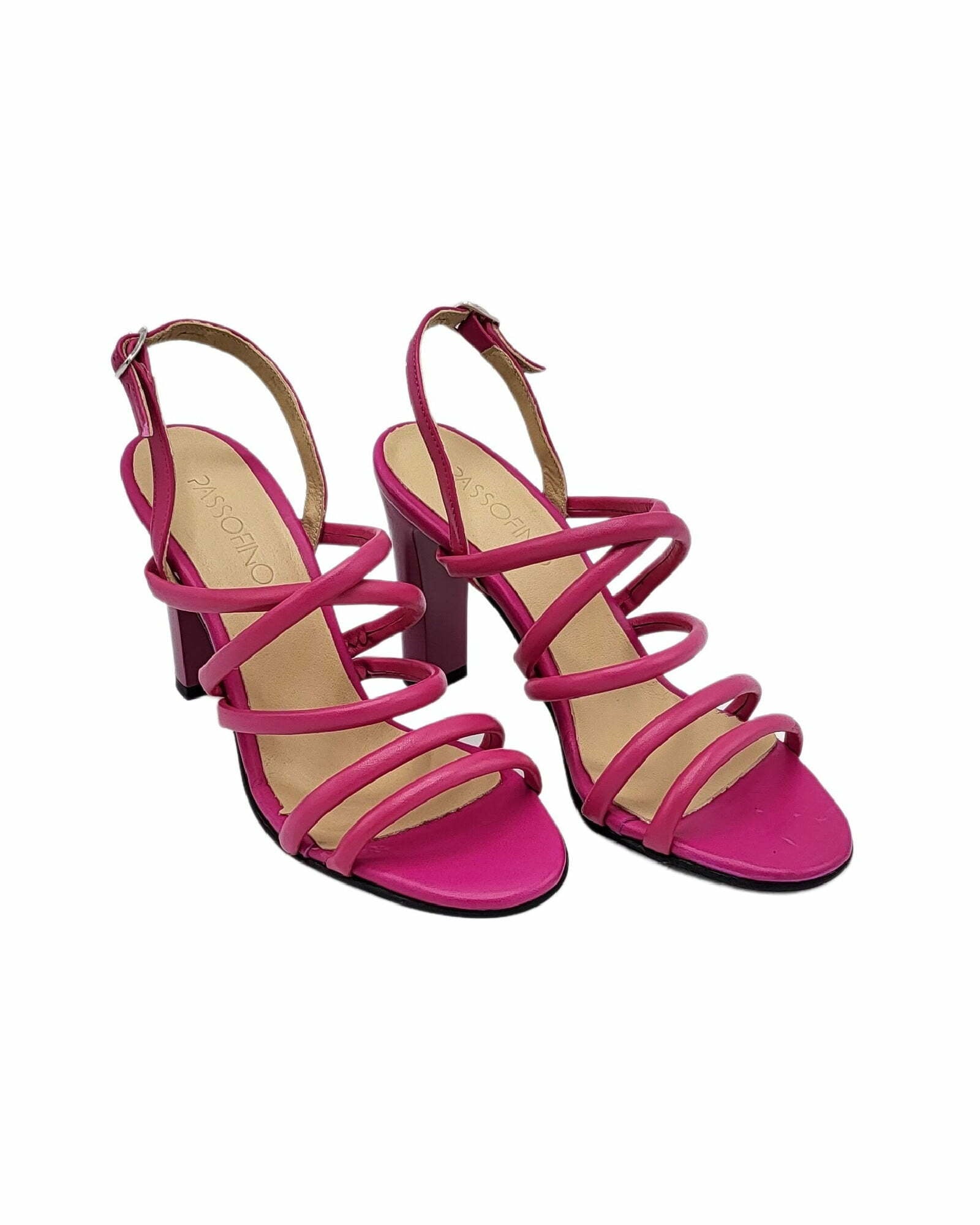 Sandale cu barete PF1317-32 fucsia