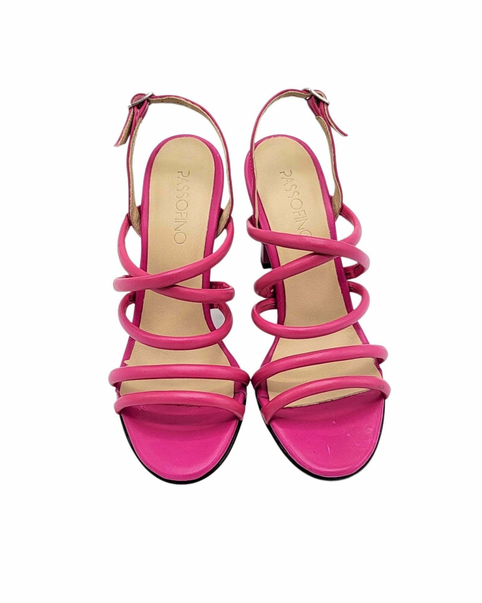 Sandale cu barete PF1317-32 fucsia