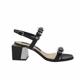 Sandale cu capse Atena Black