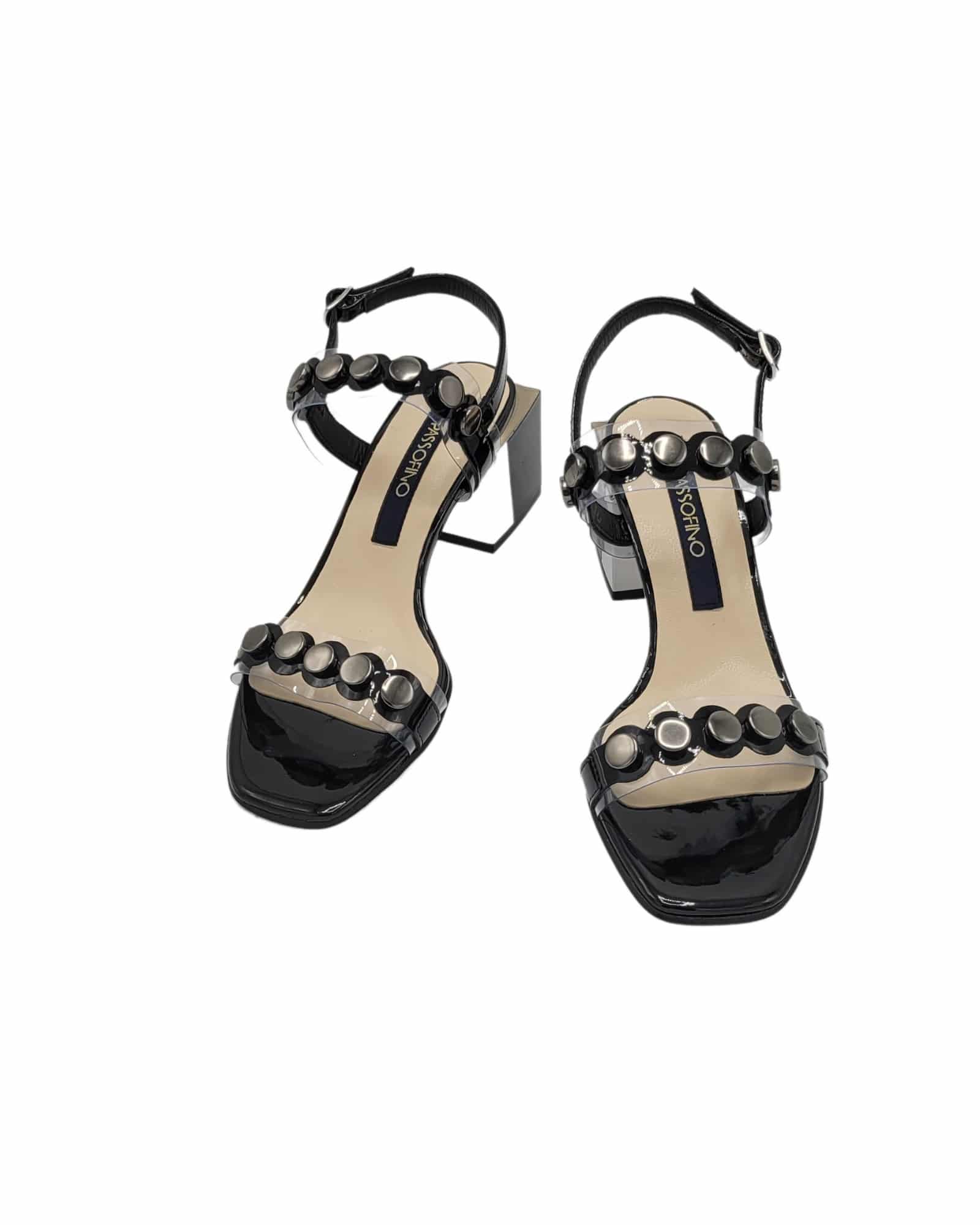 Sandale cu capse Atena Black