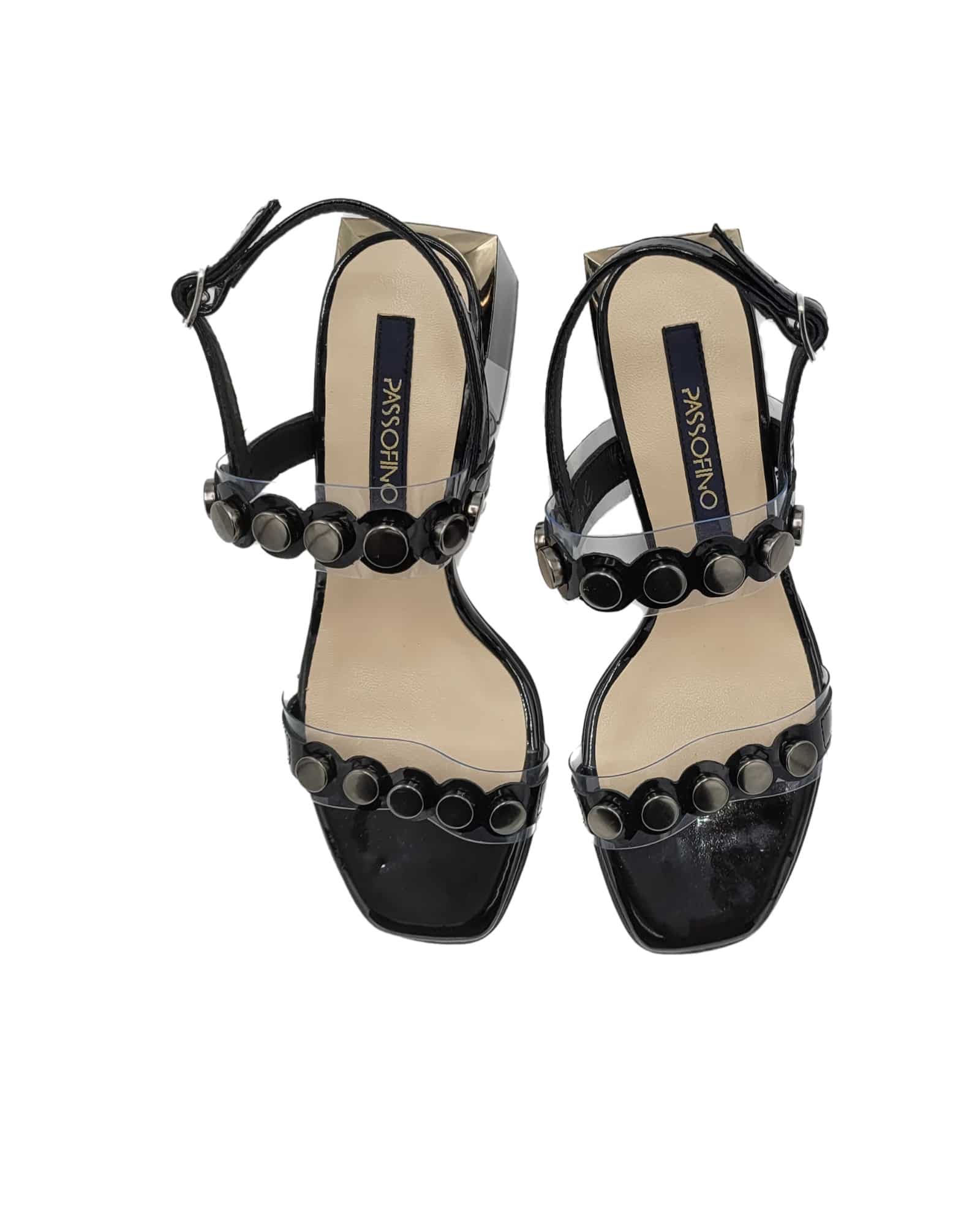 Sandale cu capse Atena Black