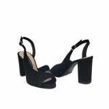 Sandale cu insertie de silicon PF1061-23 | Negru
