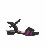 Sandale cu toc jos Bloom Black