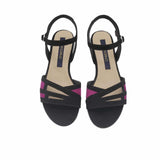 Sandale cu toc jos Bloom Black