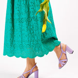 Sandale cu toc Victoria Mauve