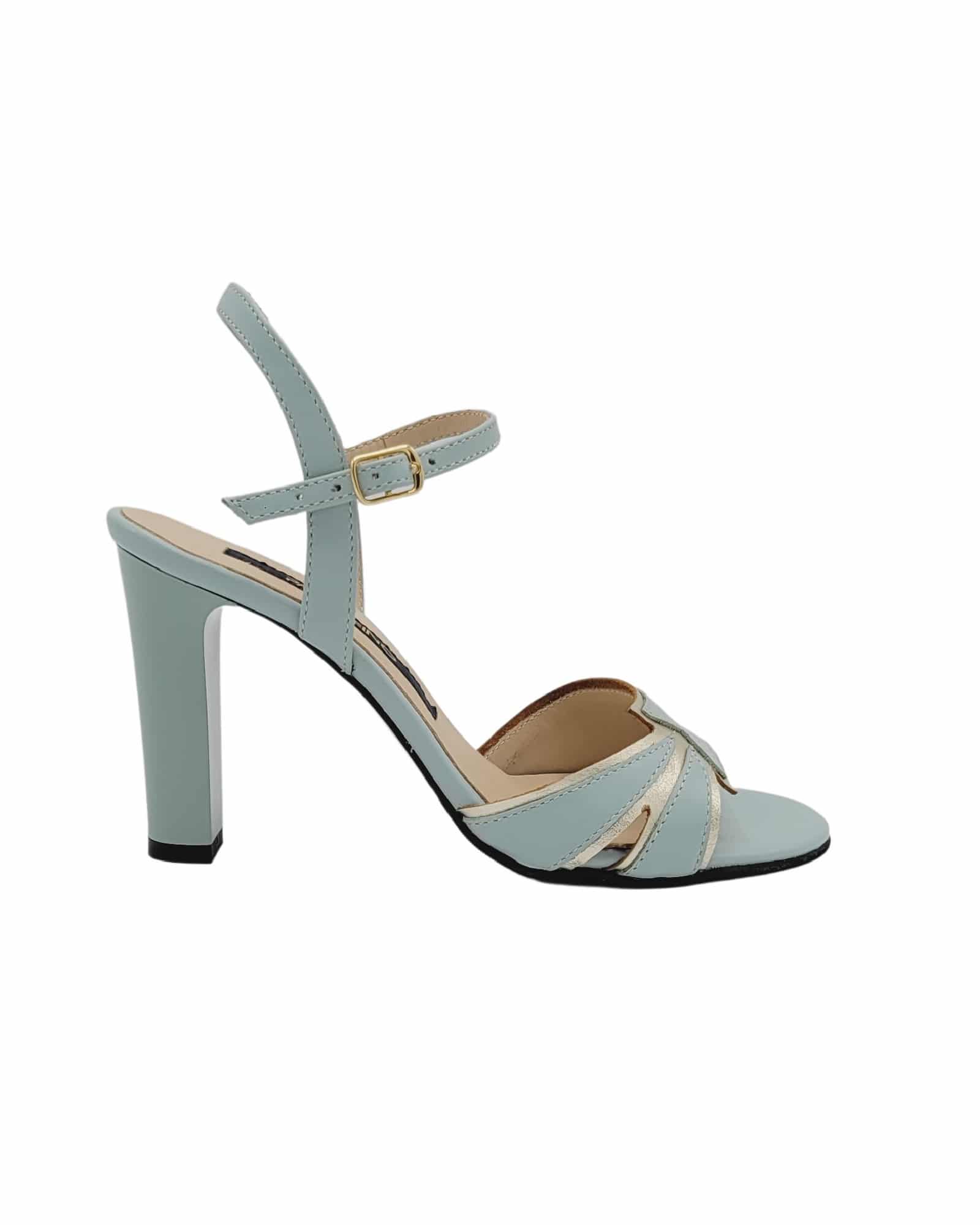 Sandale elegante Crystal Mint