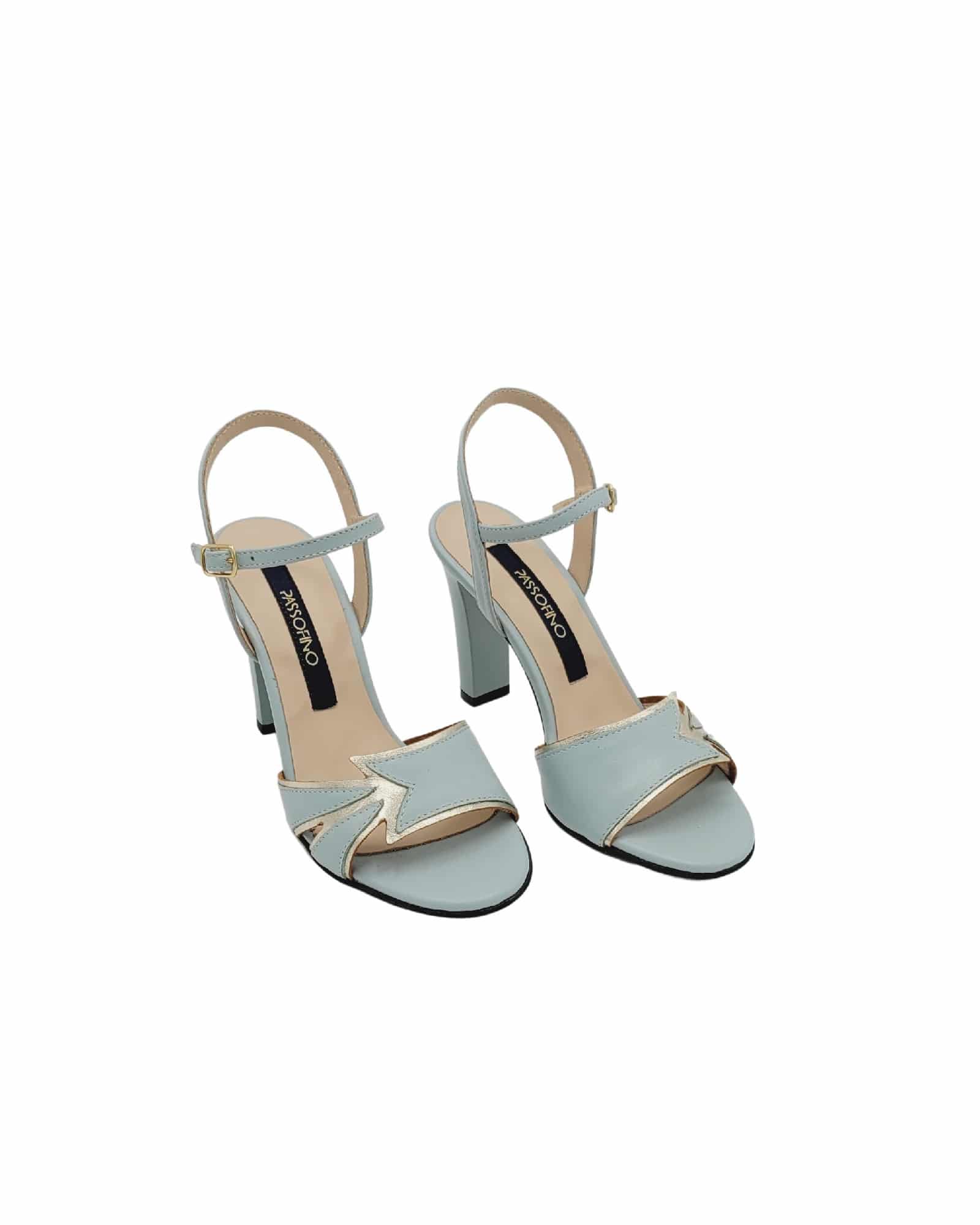 Sandale elegante Crystal Mint