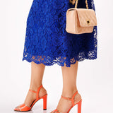 Sandale elegante Crystal Peach