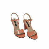 Sandale elegante Crystal Peach