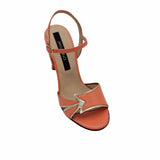 Sandale elegante Crystal Peach
