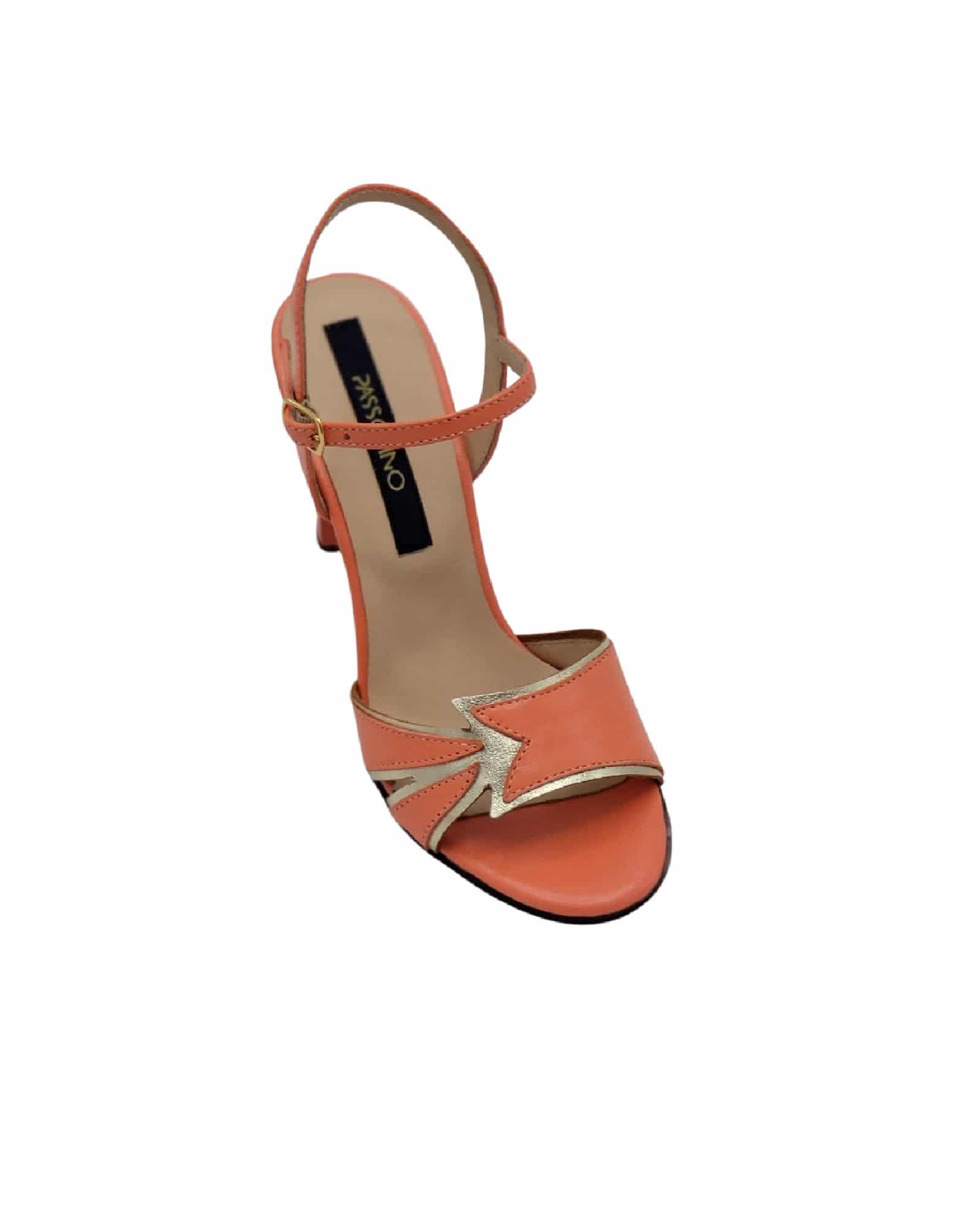 Sandale elegante Crystal Peach