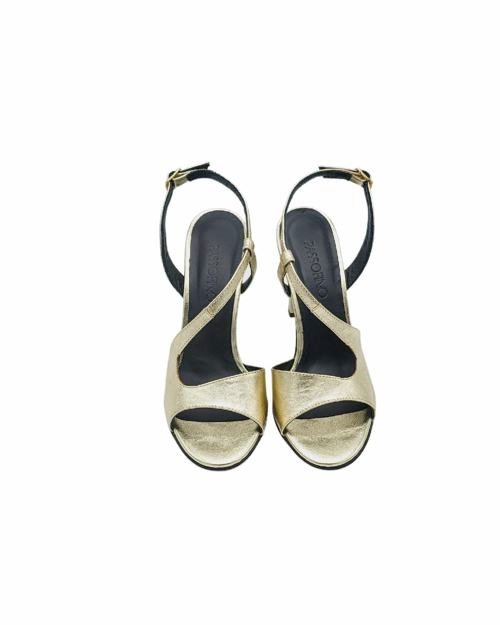 Sandale elegante din piele aurie PF1317-33