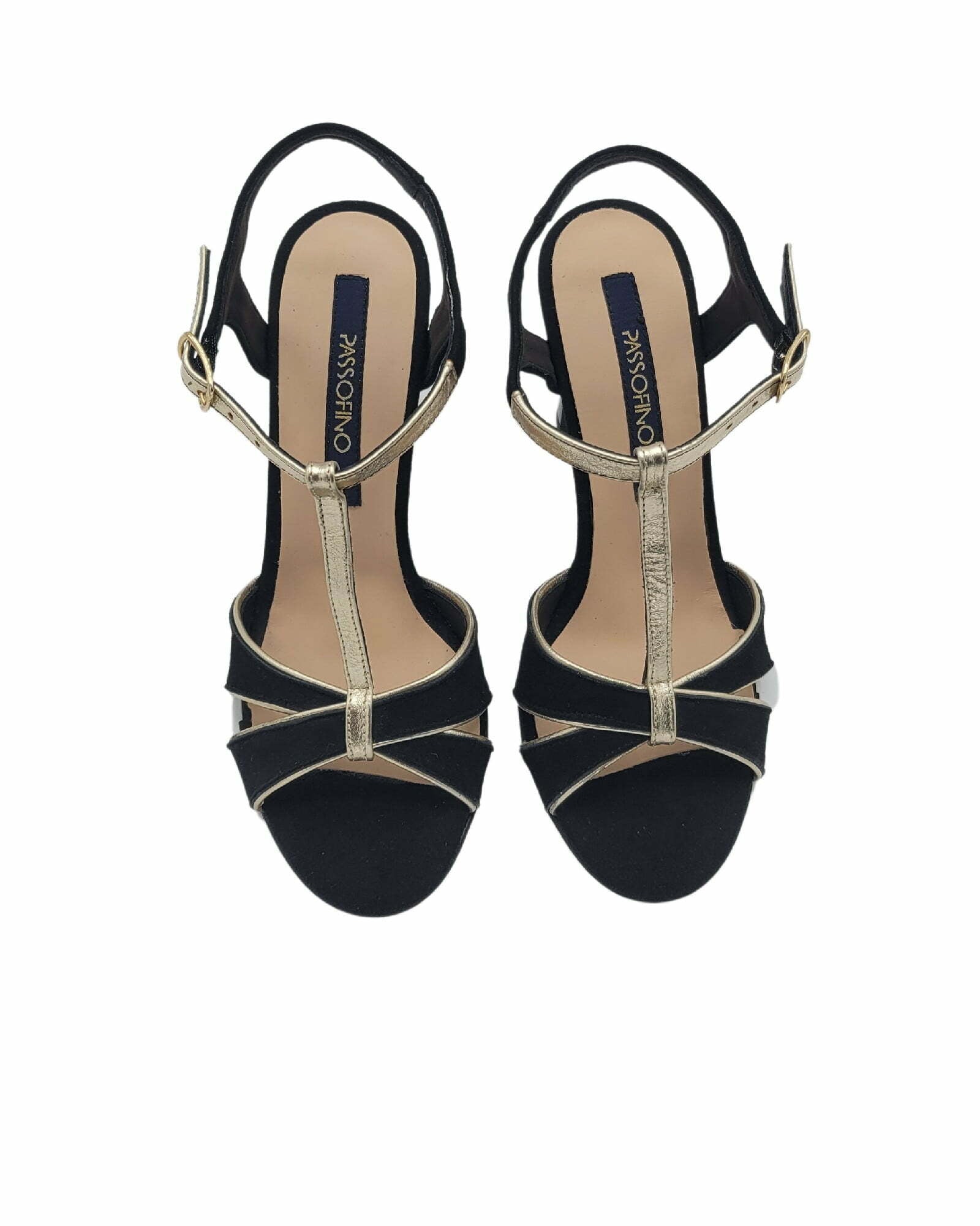 Sandale elegante din piele intoarsa LenaBlack