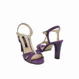 Sandale elegante din piele intoarsa LenaMauve