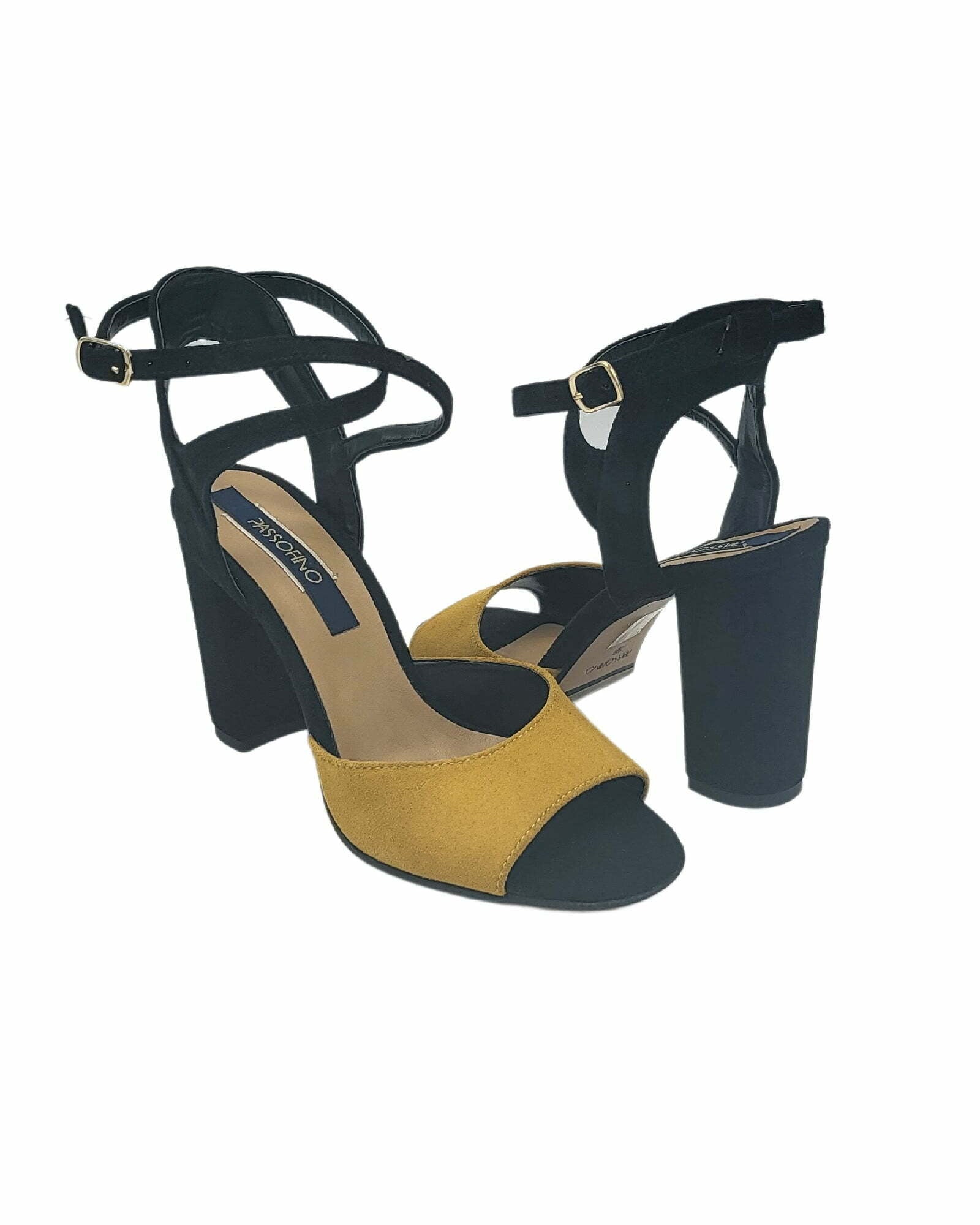 Sandale elegante PF937-9 galben