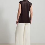 Bluza Din Satin Ciocolatiu