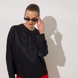 Bluza Neagra Maneca Lunga